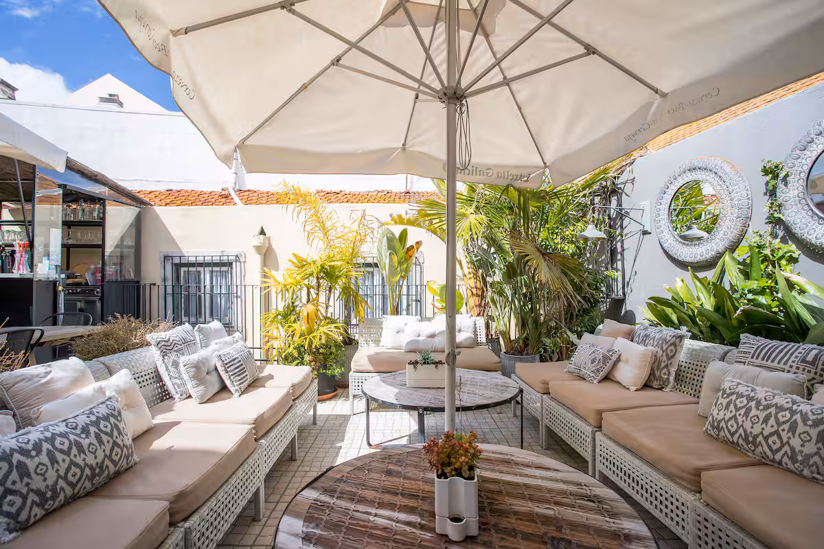 Lisbon Garden terrace lounge